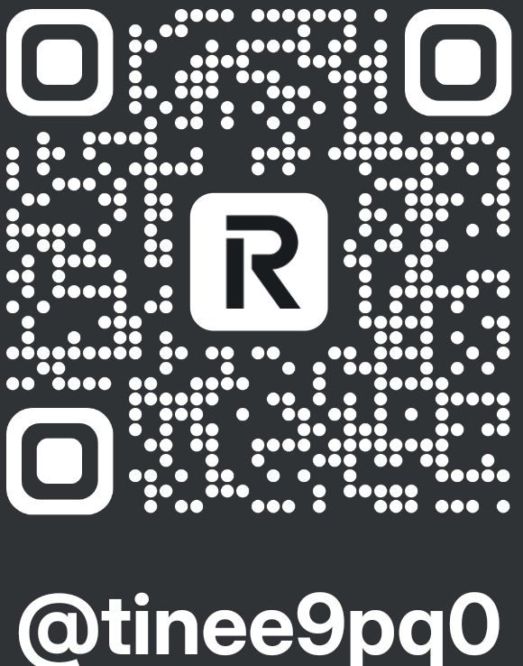 Revolut QR code for @tinee9pq0